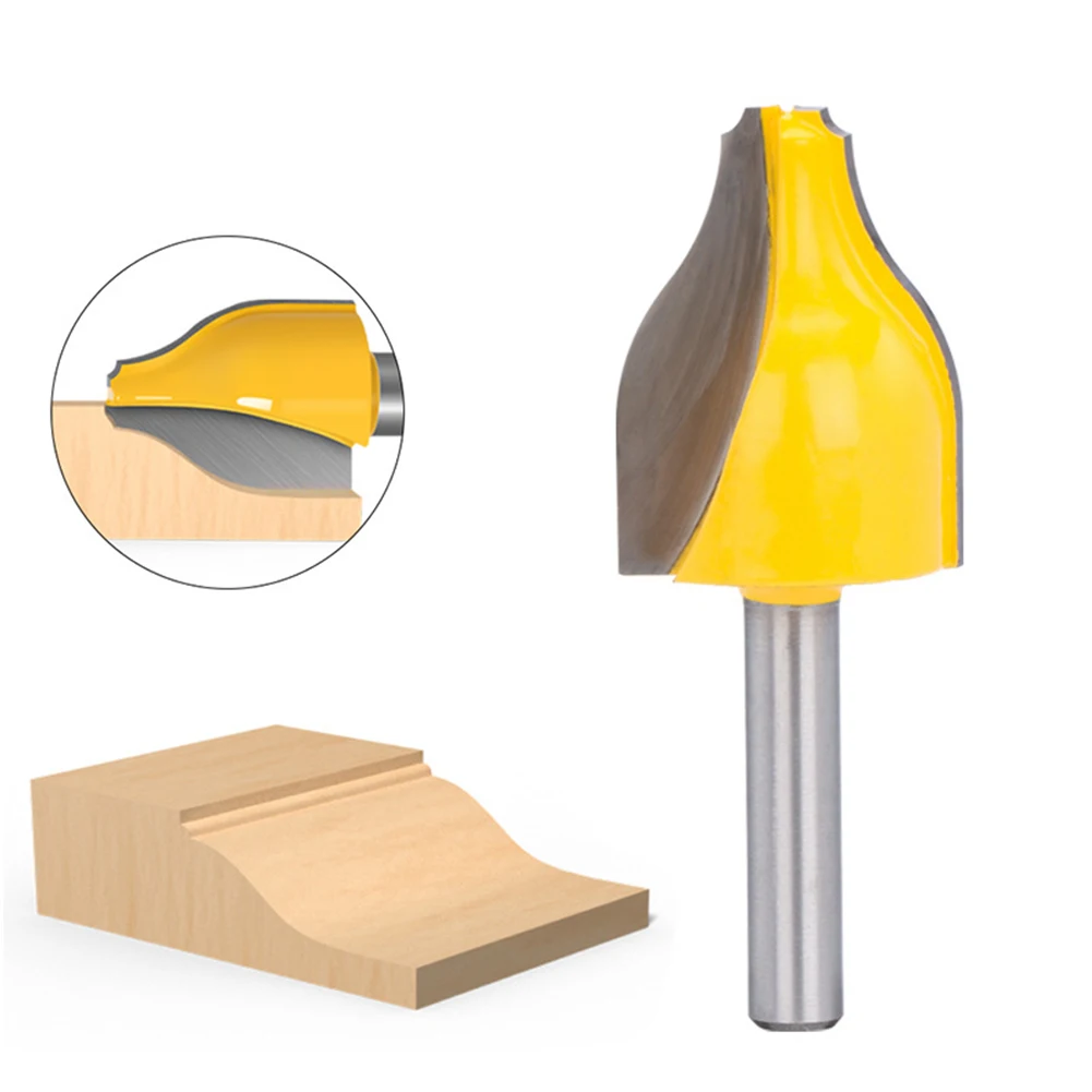 1pcs Router Bit Power Tools Milling Cutter Router Bit Woodworking Tool Yellow + Silver 8mm Shank Concave Radius
1pcs Router Bit Power Tools Milling Cutter Router Bit Woodworking Tool Yellow + Silver 8mm Shank Concave Radius