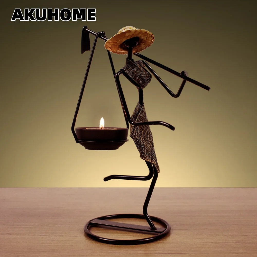 Creative Wrought Iron Candle Holder Pastoral Farming Girl Candle Holder Decoration Ornaments
Creative Wrought Iron Candle Holder Pastoral Farming Girl Candle Holder Decoration Ornaments