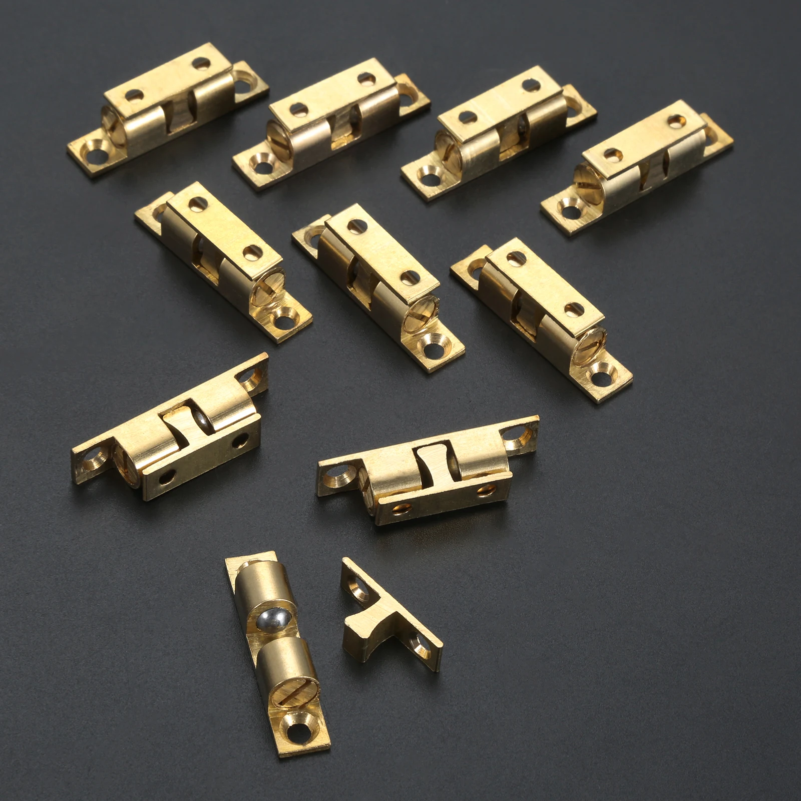 Накладка на защелку для дверей, регулируемая, латунная, Шариковая, винты, 10 шт. 
Накладка на защелку для дверей, регулируемая, латунная, Шариковая, винты, 10 шт.