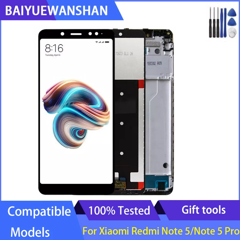 5.99" Original For Xiaomi Redmi Note 5 Pro LCD Display Touch Screen Digitizer Replacement Parts For Redmi Note 5 LCD
5.99" Original For Xiaomi Redmi Note 5 Pro LCD Display Touch Screen Digitizer Replacement Parts For Redmi Note 5 LCD