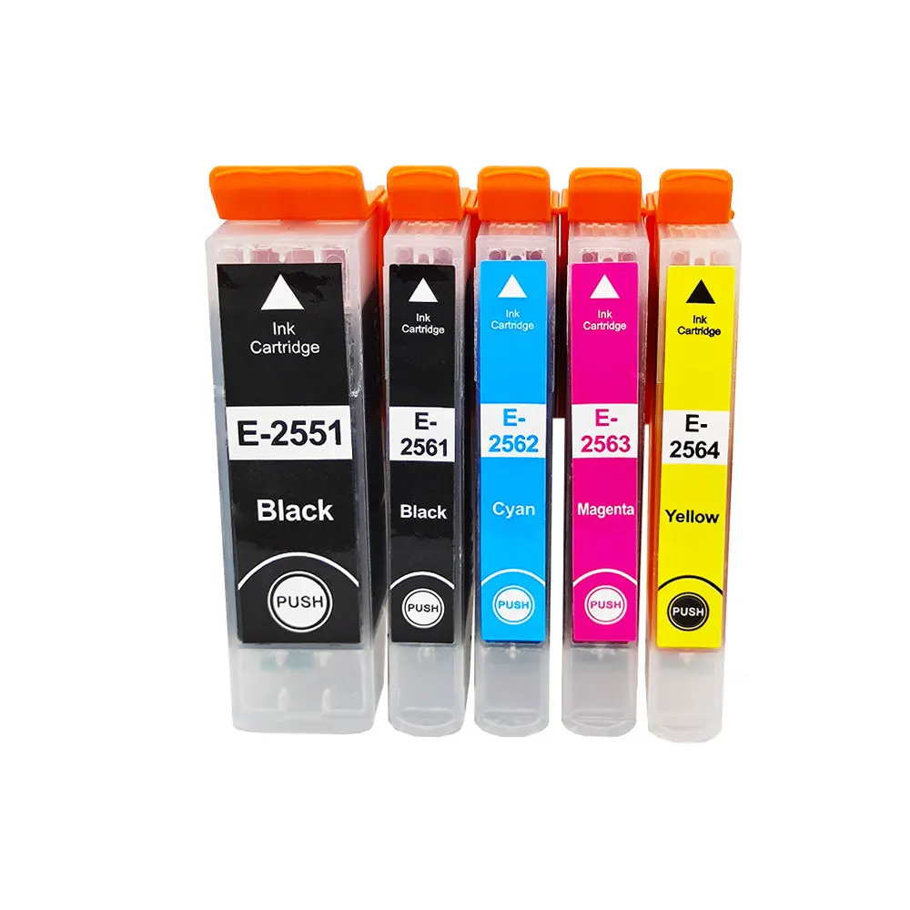 

Compatible Ink Cartridge For Epson T2551 T2561 T2562 T2563 T2564 XP-601 XP-621 XP-701 XP-721 XP-801 XP-821 Printer
