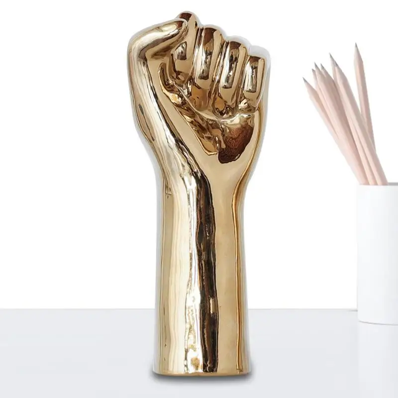 Fist Hand Sculpture Statue Fashion Art Creative Gesture Glazed Pottery Figurines Creative Handmade Statue Craft Home Desk
Fist Hand Sculpture Statue Fashion Art Creative Gesture Glazed Pottery Figurines Creative Handmade Statue Craft Home Desk