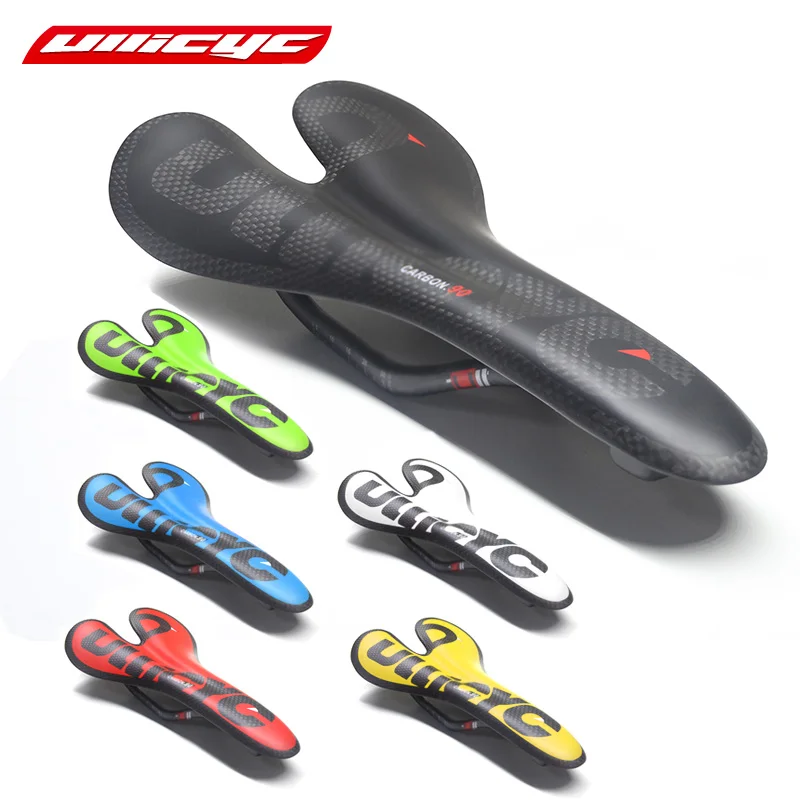 

Многоцветное открытое седло Ullicyc из углеродного волокна для горного велосипеда/шоссейного велосипеда/седла BMX