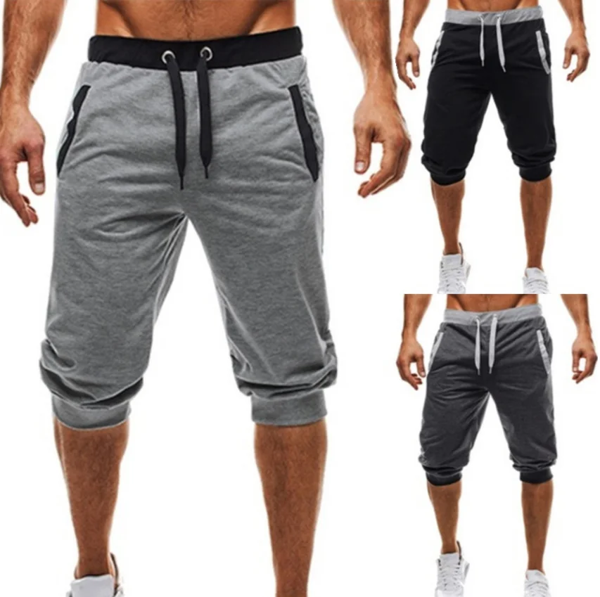 Mens workout running shorts Soft 3/4 Trousers gym Joggers Short Sweatpants men sport Shorts
Mens workout running shorts Soft 3/4 Trousers gym Joggers Short Sweatpants men sport Shorts