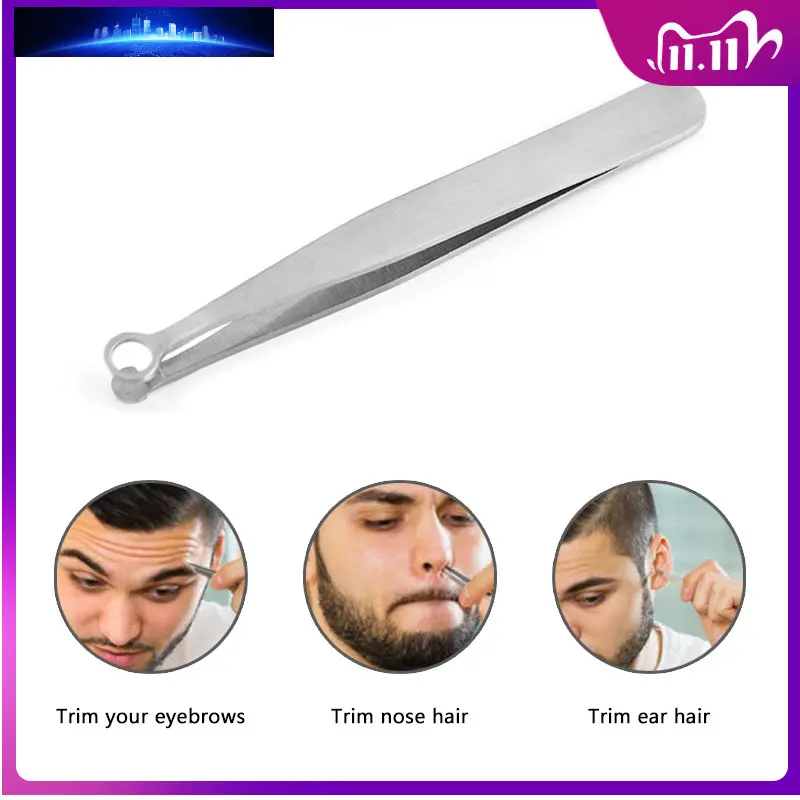 1pcs Stainless Nose Hair Trimming Tweezers Round Tip Forceps Plier Stainless Steel Nose Hair Clip Removal Clip Eyebrow Tweezer
1pcs Stainless Nose Hair Trimming Tweezers Round Tip Forceps Plier Stainless Steel Nose Hair Clip Removal Clip Eyebrow Tweezer