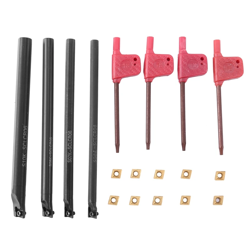 Hot SV-S10K SCLCR06 S06K / S07K / S08K / S10K 95 Degree Spiral Turning Tool Holder Boring Bar + 10PCS CCMT060204 Carbide Tools
Hot SV-S10K SCLCR06 S06K / S07K / S08K / S10K 95 Degree Spiral Turning Tool Holder Boring Bar + 10PCS CCMT060204 Carbide Tools