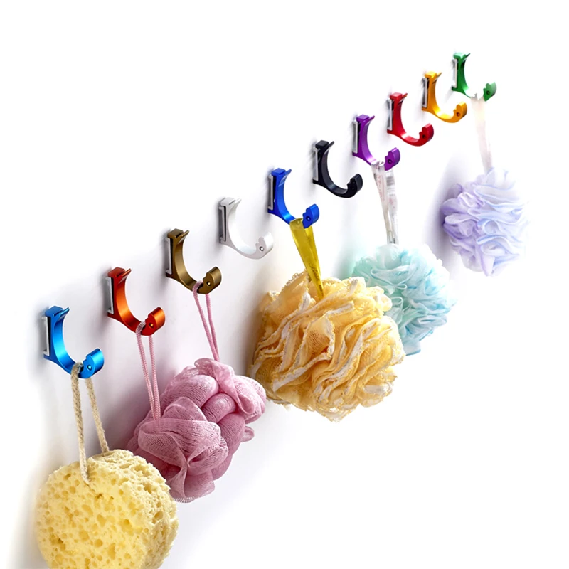 Anti-rust Space Aluminum Clothing Hook Hanger Hat Bag Facecloth Robe Hanging Hook bathroom balcony multicolor Hanger
Anti-rust Space Aluminum Clothing Hook Hanger Hat Bag Facecloth Robe Hanging Hook bathroom balcony multicolor Hanger