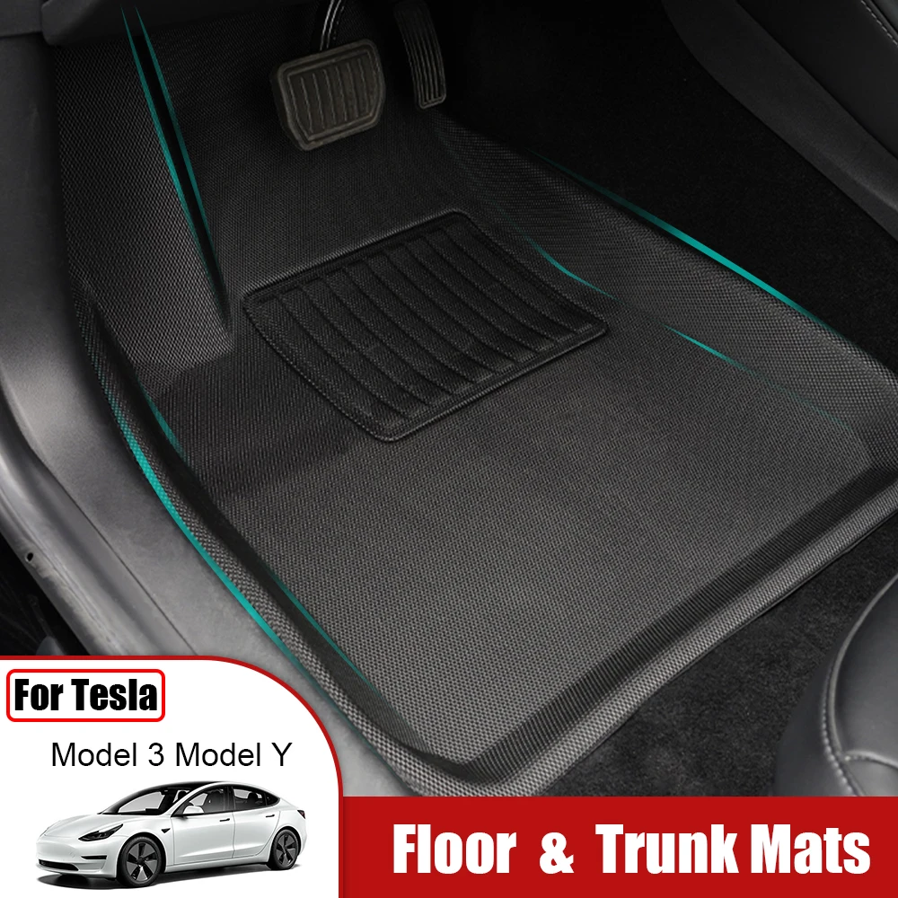 For Left / Right Driving Trunk Bottom Mat Car Foot Pad Full Cover For Tesla Model 3 Y XPE Anti-slip Floor Mats Waterproof
For Left / Right Driving Trunk Bottom Mat Car Foot Pad Full Cover For Tesla Model 3 Y XPE Anti-slip Floor Mats Waterproof