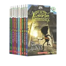 10 Books/SET Eerie Elementary The School Is Alive Children English Picture Funny Comic Storybook