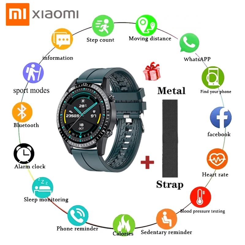 100% Original Xiaomi I9 Smart Watch Full Touch Round Screen Call Smartwatch Men Women Sports Fitness Waterproof Watch PK L13 GT2
100% Original Xiaomi I9 Smart Watch Full Touch Round Screen Call Smartwatch Men Women Sports Fitness Waterproof Watch PK L13 GT2