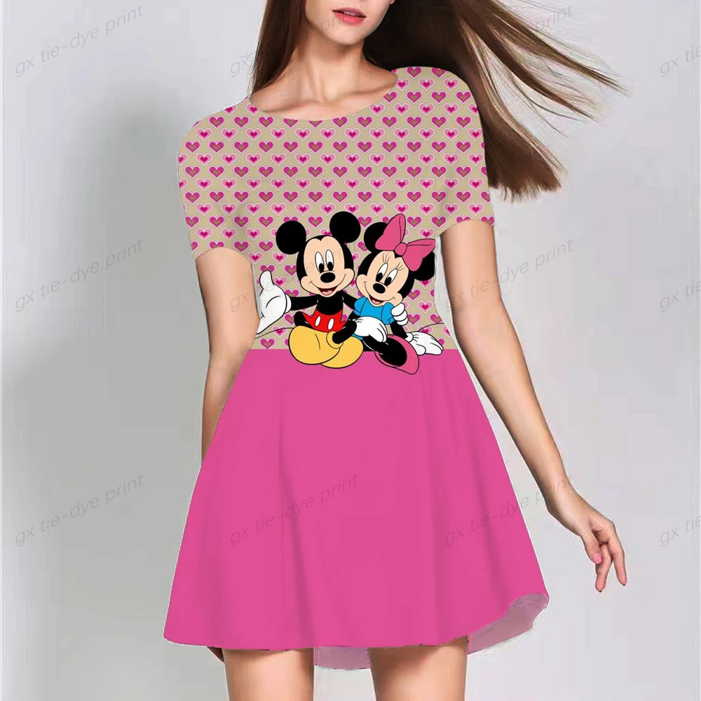 Pleated Dresses Women Summer New Disney Mickey Mouse Print Retro Classic Fashion Vestido Mujer Elegant Female Casual Clothes
Pleated Dresses Women Summer New Disney Mickey Mouse Print Retro Classic Fashion Vestido Mujer Elegant Female Casual Clothes