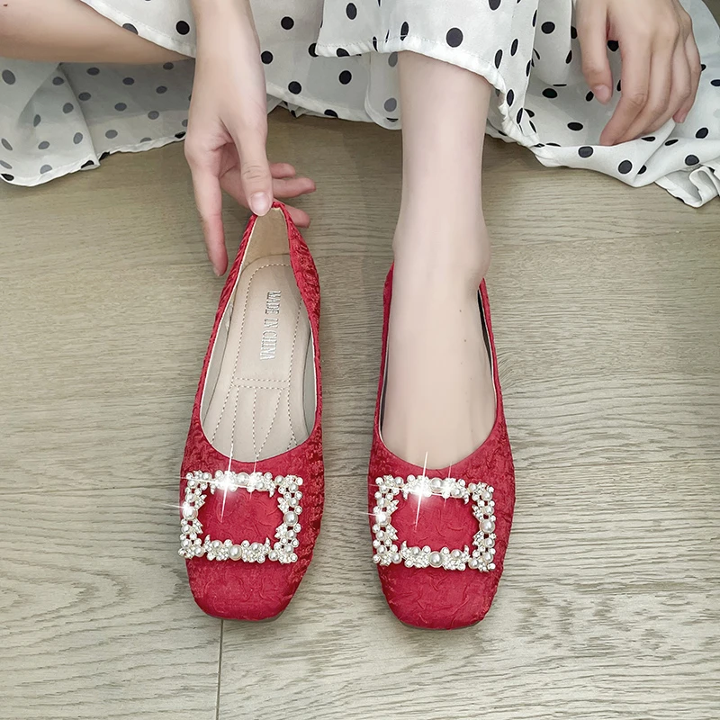 Women's Flat Shoes 2022 Autumn Fashion Rhinestones Shoes for Women Slip-on Leisure Shoes Soft Comfortable Shallow Walking Shoes
Women's Flat Shoes 2022 Autumn Fashion Rhinestones Shoes for Women Slip-on Leisure Shoes Soft Comfortable Shallow Walking Shoes