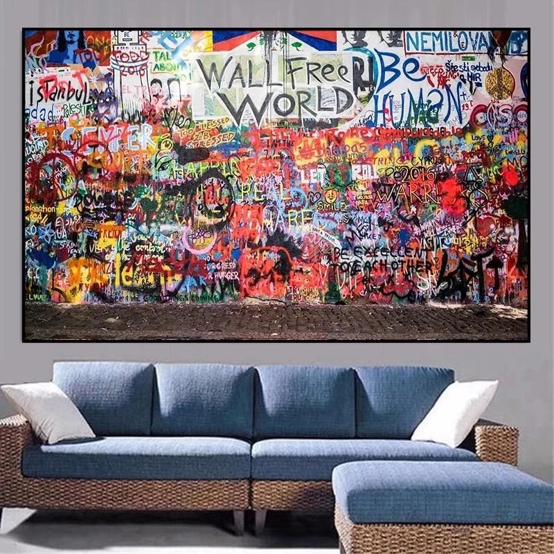 Street Pop Graffiti Art Canvas Painting Colourful Posters and Prints Cuadros Street Wall Art Picture for Living Room Home Decor
Street Pop Graffiti Art Canvas Painting Colourful Posters and Prints Cuadros Street Wall Art Picture for Living Room Home Decor