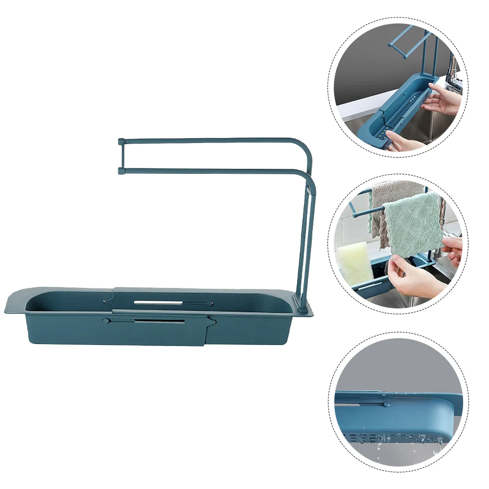 Sink Rack Sponge Holder Telescopic Hanger Cloth Dishdrainer Drying Organization Tray Kitchen Soaphanging
Sink Rack Sponge Holder Telescopic Hanger Cloth Dishdrainer Drying Organization Tray Kitchen Soaphanging