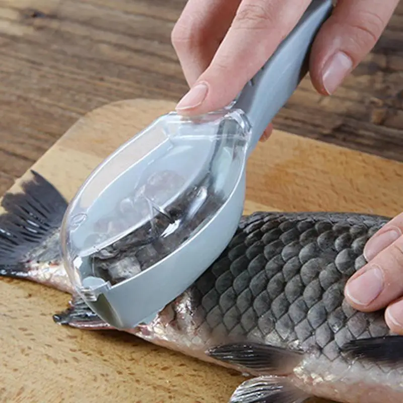 

Fish Scale Skin Brush Scraping Fish Brush Grater Kitchen Manual Tool Fish Skin Peeling Knife Scraper Fish Scaler Remover