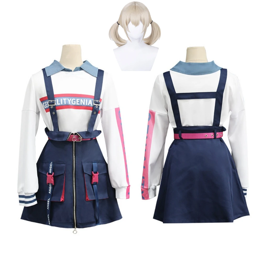 Игровой костюм Azusawa Kohane для косплея сценическая Маскировка топ юбка полный