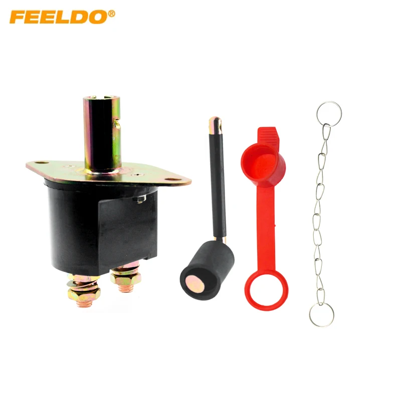 FEELDO Universal Auto Boat 12V/24V 1000Amp Heavy Duty Tractor Battery Isolator Cut Off Power Kill Car Switch Cutoff Killer
FEELDO Universal Auto Boat 12V/24V 1000Amp Heavy Duty Tractor Battery Isolator Cut Off Power Kill Car Switch Cutoff Killer