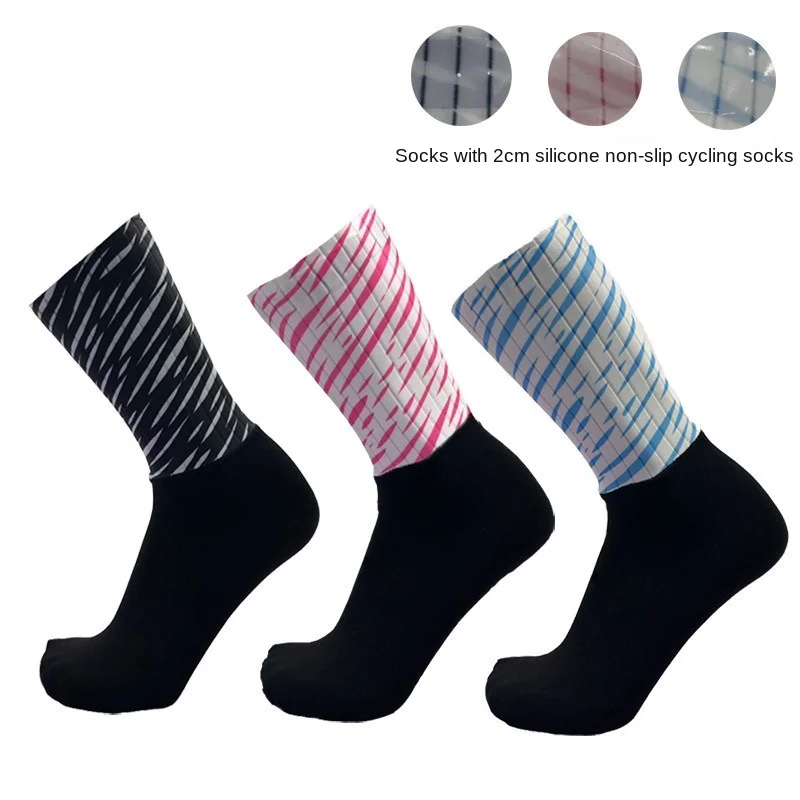 Socks Mouth Silicone Non-slip Cycling Socks Professional Bicycle Breathable Wear-resistant Men and Women Mid-tube Sports Socks 
Socks Mouth Silicone Non-slip Cycling Socks Professional Bicycle Breathable Wear-resistant Men and Women Mid-tube Sports Socks