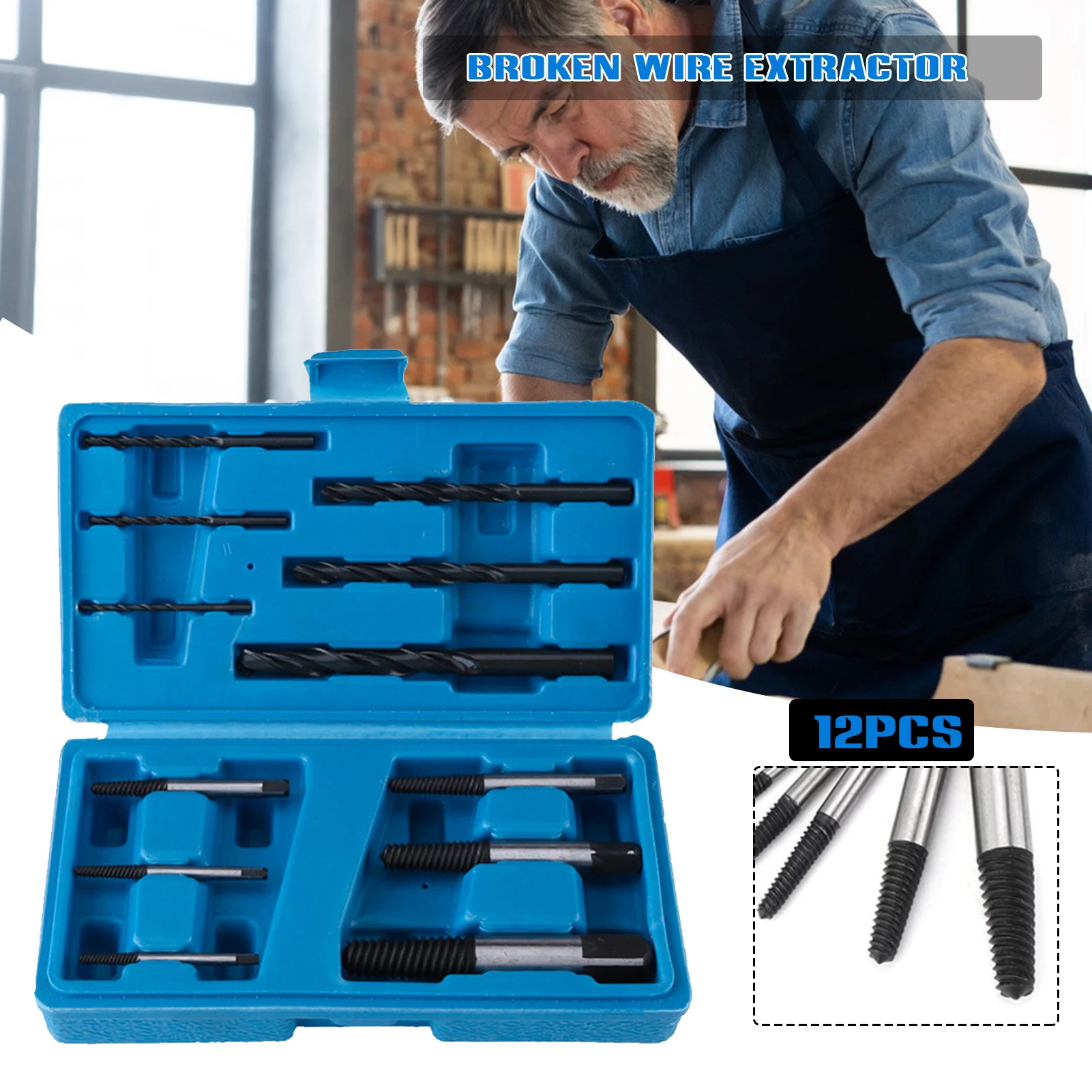 Damaged Screws Extractors Simple Operation Broken Screw Extractor Bolt Removal Tool Manual Screw Remover For Home Outdoor J2Y 
Damaged Screws Extractors Simple Operation Broken Screw Extractor Bolt Removal Tool Manual Screw Remover For Home Outdoor J2Y