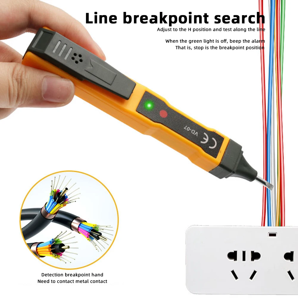 Zeros Fire Line Detection Induction Test Pen Sound Lights Alarm Smart Test Pencil For Electrician Special
Zeros Fire Line Detection Induction Test Pen Sound Lights Alarm Smart Test Pencil For Electrician Special