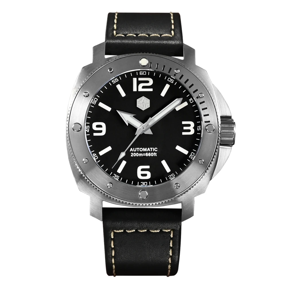 S-Men's Watch 43mm Classic Luxury Outdoor Military Style Miyota 8315 Automatic Mechanical Sapphire 20 ATM BGW9 Luminous
S-Men's Watch 43mm Classic Luxury Outdoor Military Style Miyota 8315 Automatic Mechanical Sapphire 20 ATM BGW9 Luminous