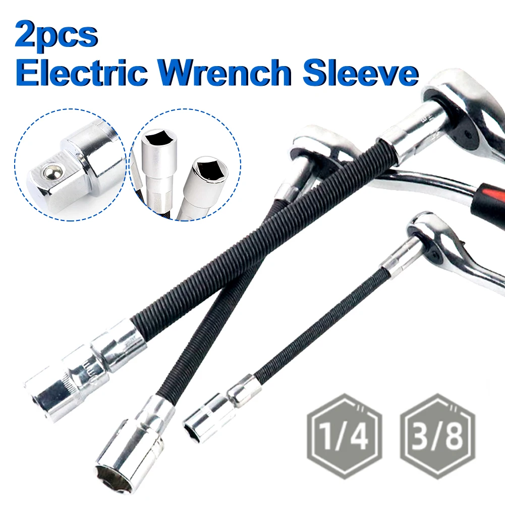1/4" 3/8" Drive Flexible Socket Extension Bar Adapter Metal Flexible Shaft Tool Screwdriver Electric Drill Bit Extender
1/4" 3/8" Drive Flexible Socket Extension Bar Adapter Metal Flexible Shaft Tool Screwdriver Electric Drill Bit Extender