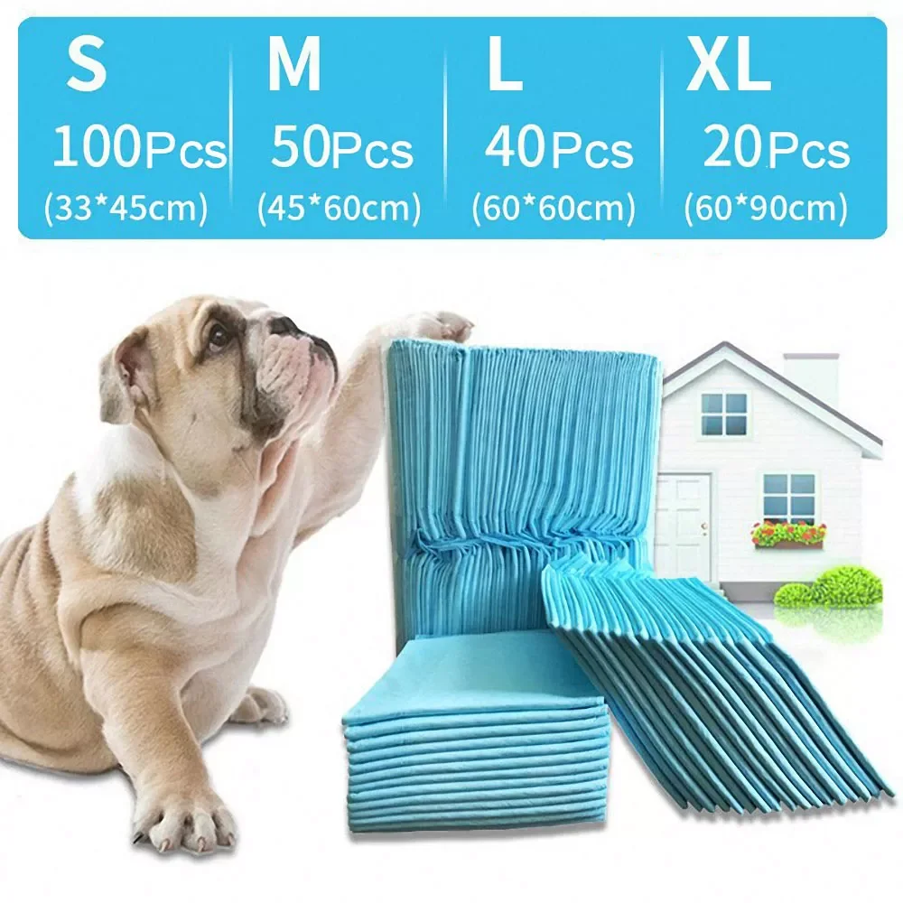 Super Absorbent Pet Diaper Dog Training Pee Pads Disposable Deodorant Nappy Mat for Dogs Cats Pet Health Care S/M/L/XL
Super Absorbent Pet Diaper Dog Training Pee Pads Disposable Deodorant Nappy Mat for Dogs Cats Pet Health Care S/M/L/XL