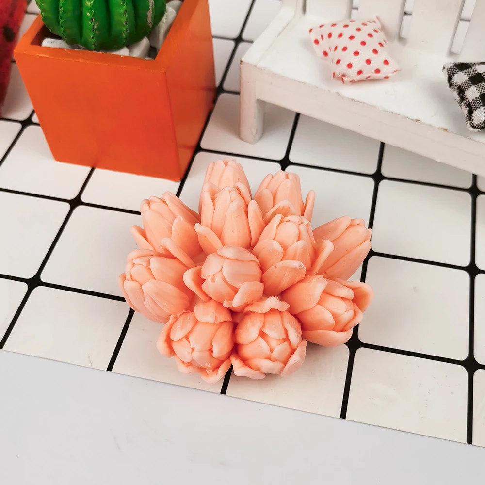 New 3D Bunch Tulip Flower Silicone Mold DIY Wedding Cake Mold Cupcake Jelly Candy Decoration Craft Baking Tools Soap Making
New 3D Bunch Tulip Flower Silicone Mold DIY Wedding Cake Mold Cupcake Jelly Candy Decoration Craft Baking Tools Soap Making