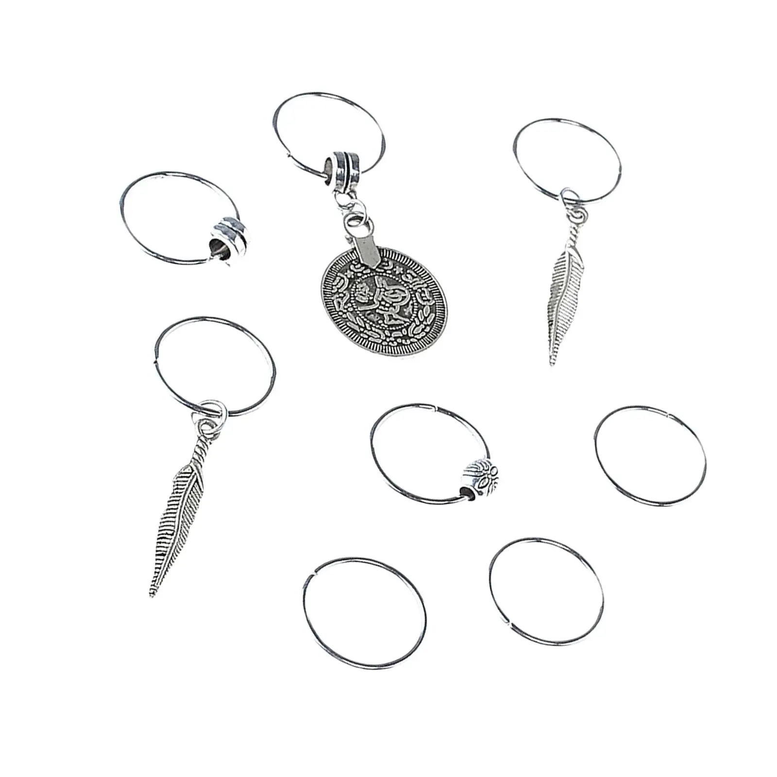 8x Hair Braid Dreadlock Clips Cuffs Rings jewelry 8 Styles Charms Hair Decoration Multiple Styles Retro clip
8x Hair Braid Dreadlock Clips Cuffs Rings jewelry 8 Styles Charms Hair Decoration Multiple Styles Retro clip