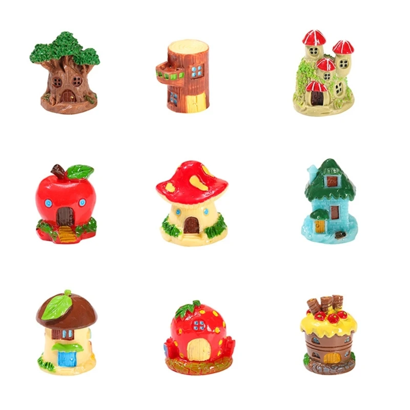 Miniature Tree House Figurines 9pcs/set Potted Plant Accessory for Home Bedroom Decoration Birthday Present
Miniature Tree House Figurines 9pcs/set Potted Plant Accessory for Home Bedroom Decoration Birthday Present