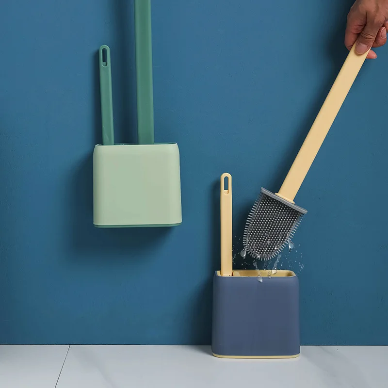Silicone Double-Headed Floor Brush Toilet Brush Set On The Wall Without Dead Angle Cleaning Brush Free Punching Household Items
Silicone Double-Headed Floor Brush Toilet Brush Set On The Wall Without Dead Angle Cleaning Brush Free Punching Household Items