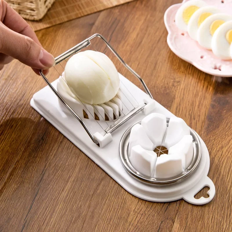 Egg Cutter Stainless Steel Cutting Egg Slicers Wire Kitchen Accessories Slicing Gadgets Cooking Tools
Egg Cutter Stainless Steel Cutting Egg Slicers Wire Kitchen Accessories Slicing Gadgets Cooking Tools