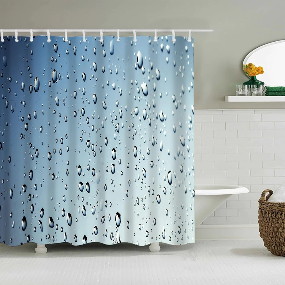 Raindrops Bubble Shower Curtain Water Drop Blue Color Background Bathroom Decor Modern Creative Waterproof Fabric Curtains
Raindrops Bubble Shower Curtain Water Drop Blue Color Background Bathroom Decor Modern Creative Waterproof Fabric Curtains