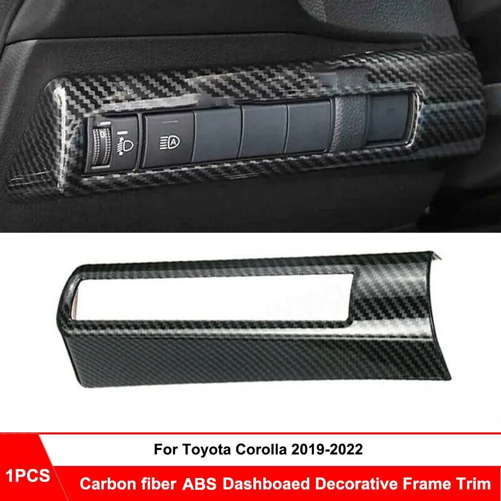 Carbon Fiber ABS Headlight Switch Cover Frame Trim For Toyota Corolla 2019-2022 Interior Accessories
Carbon Fiber ABS Headlight Switch Cover Frame Trim For Toyota Corolla 2019-2022 Interior Accessories