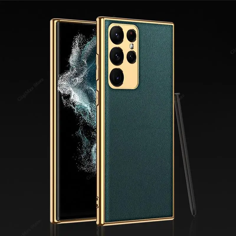 Leather Case For Samsung S23 Ultra Plus 5G Anti-fingerprint Cover For Samsung Galaxy S23 Ultra S23+ Case Bumper Protection Funda
Leather Case For Samsung S23 Ultra Plus 5G Anti-fingerprint Cover For Samsung Galaxy S23 Ultra S23+ Case Bumper Protection Funda