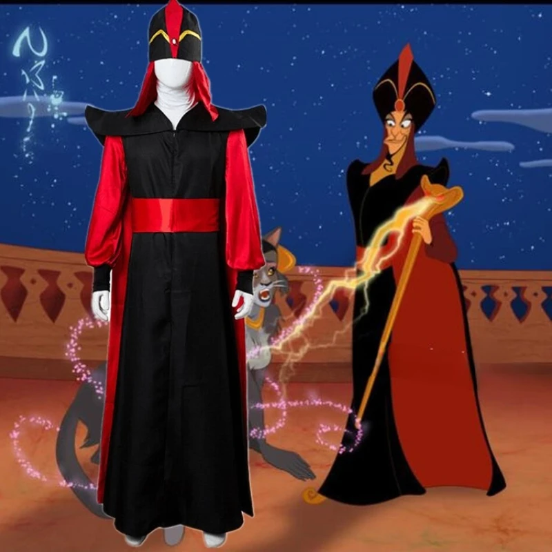 Movie Aladdin Cosplay Costume Robe Headgear Cloak Men's Robes Full Set Adult for Halloween Role Play Costumes Outfit
Movie Aladdin Cosplay Costume Robe Headgear Cloak Men's Robes Full Set Adult for Halloween Role Play Costumes Outfit