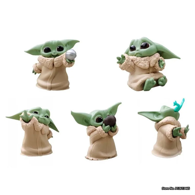 

Movie Peripheral Toy Star Wars Yoda Baby Handcrafted Gift From The Mandalorian Children's Christmas Gifts