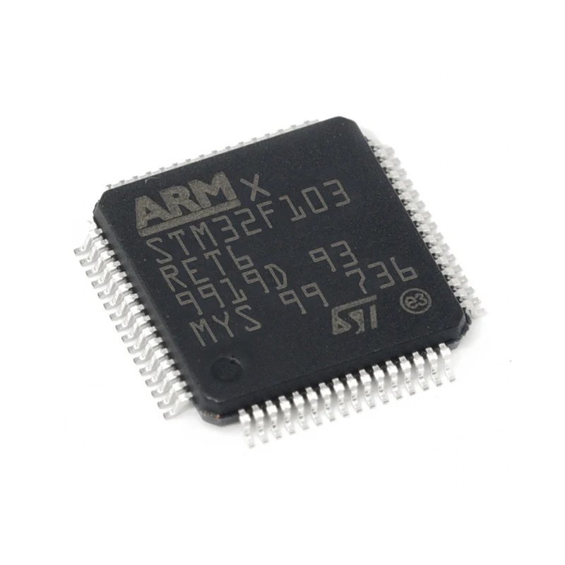 

Микроконтроллер STM32F103RET6 STM32F103, чип микроконтроллера LQFP64, чип интегральной схемы, новый оригинальный, 1 шт.