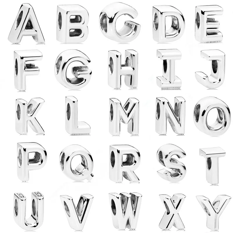 2021 Jewelry For Women Designer Fit Original Pandora DIY A-Z Letters Beadeds Handmade Custom 925 Sterling Silver Bracelets
2021 Jewelry For Women Designer Fit Original Pandora DIY A-Z Letters Beadeds Handmade Custom 925 Sterling Silver Bracelets