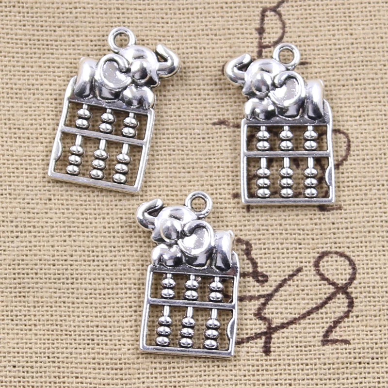 6pcs Charms elephant abacus 24x16mm Antique Silver Color Pendants Making DIY Handmade Tibetan Finding Jewelry
6pcs Charms elephant abacus 24x16mm Antique Silver Color Pendants Making DIY Handmade Tibetan Finding Jewelry