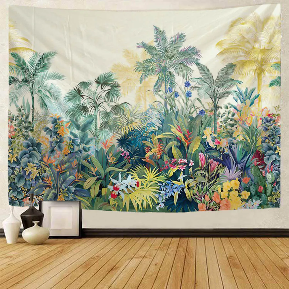 Plant flower tapestry wall hanging Bohemian cloth printing large tapestry aesthetic home bedroom decoration hanging on the wall
Plant flower tapestry wall hanging Bohemian cloth printing large tapestry aesthetic home bedroom decoration hanging on the wall