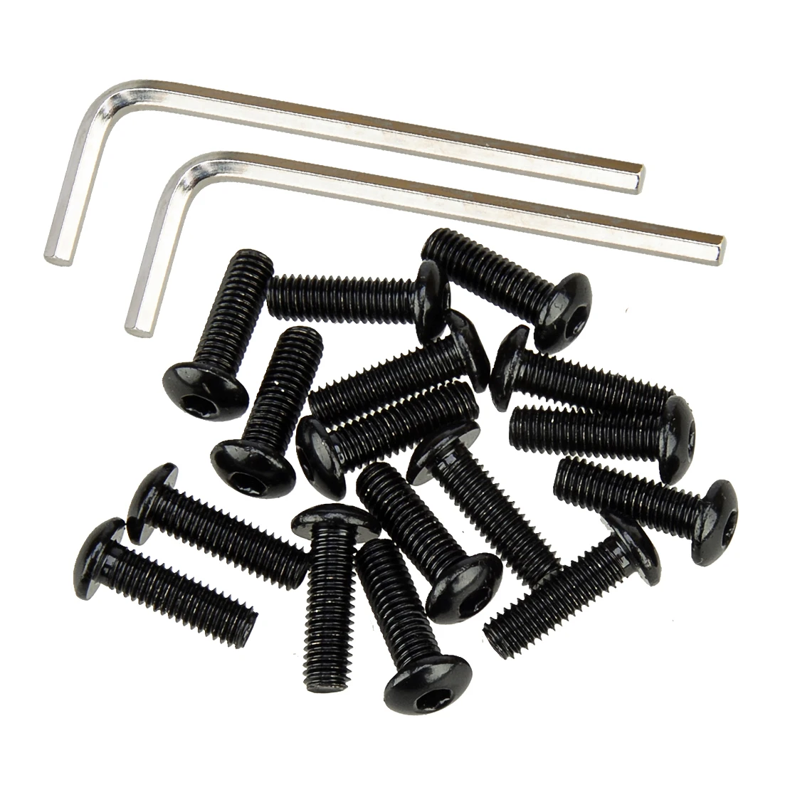 Набор винтов для рулевого колеса с шестигранным ключом m5x0,8, из нержавеющей стали, 16 шт./набор, черного цвета, подходит для nari NRG 
Набор винтов для рулевого колеса с шестигранным ключом m5x0,8, из нержавеющей стали, 16 шт./набор, черного цвета, подходит для nari NRG