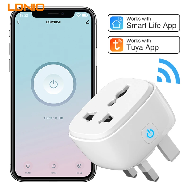 LDNIO SCW1050 WiFi High Power Smart Power Plug Reminder USB Universal Multi Office Socket Power Extension Board Travel Adapter
LDNIO SCW1050 WiFi High Power Smart Power Plug Reminder USB Universal Multi Office Socket Power Extension Board Travel Adapter