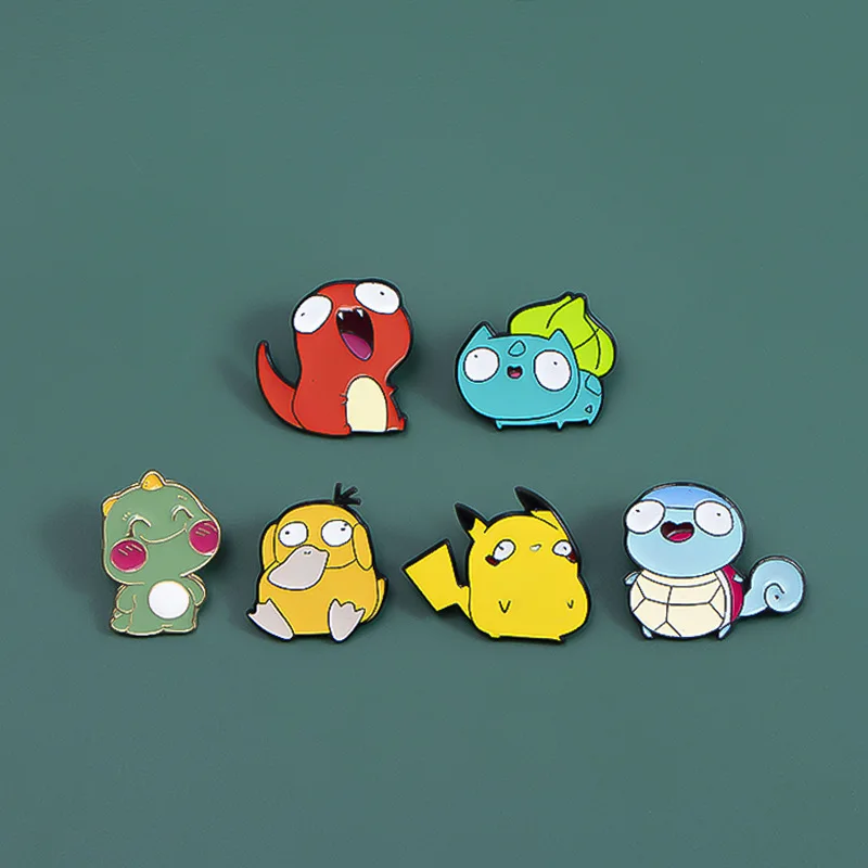 Pokemon Anime Pikachu Charmander Funny Brooch Cute Cartoon Squirtle Psychock Alloy Badge Jewelry Backpack Decoration Gift
Pokemon Anime Pikachu Charmander Funny Brooch Cute Cartoon Squirtle Psychock Alloy Badge Jewelry Backpack Decoration Gift