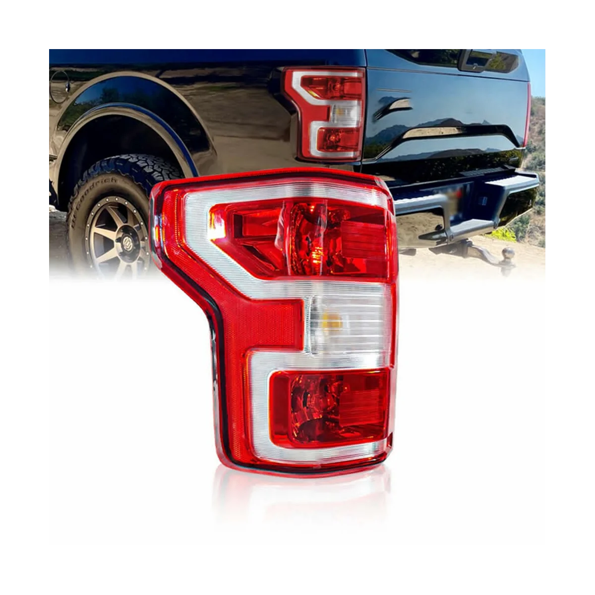 For Ford F150 2018-2020 12V Halogen Rear Taillight US Version Low Beam Reverse Light RH Brake Light Assembly JL3Z-13404
For Ford F150 2018-2020 12V Halogen Rear Taillight US Version Low Beam Reverse Light RH Brake Light Assembly JL3Z-13404