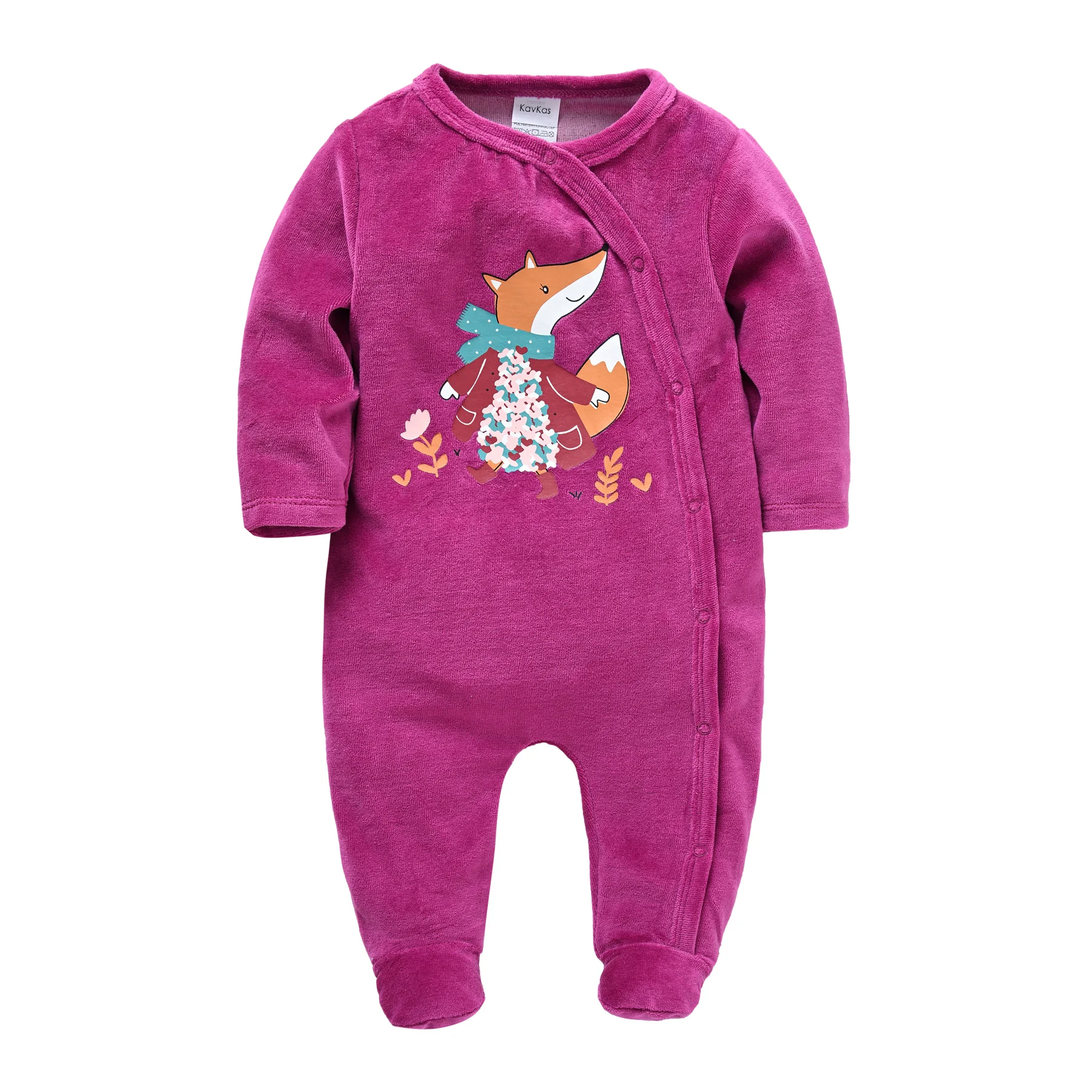 

Honeyzone Newborn Baby Girl Clothes 0 3 Months Neonato Pijamas Bebe Recien Nacido Fox Print Baby Rompers Cotton Infant Jumpsuits