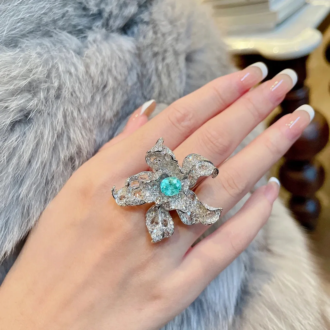 Fashion Exaggerated Starfish Color AAA Cubic Zirconia Halloween Rings for Women Prom Party Personalized Jewelry Gifts Wholesale
Fashion Exaggerated Starfish Color AAA Cubic Zirconia Halloween Rings for Women Prom Party Personalized Jewelry Gifts Wholesale