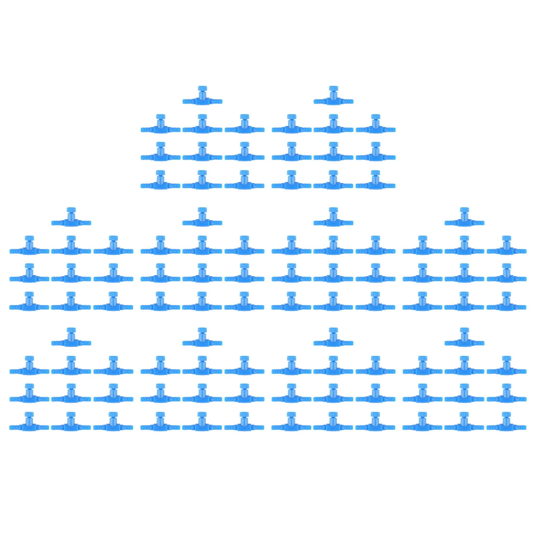 100 Pieces Plastic Aquarium Fish Tank 2 Way Air Pump Control Valves Blue 
100 Pieces Plastic Aquarium Fish Tank 2 Way Air Pump Control Valves Blue