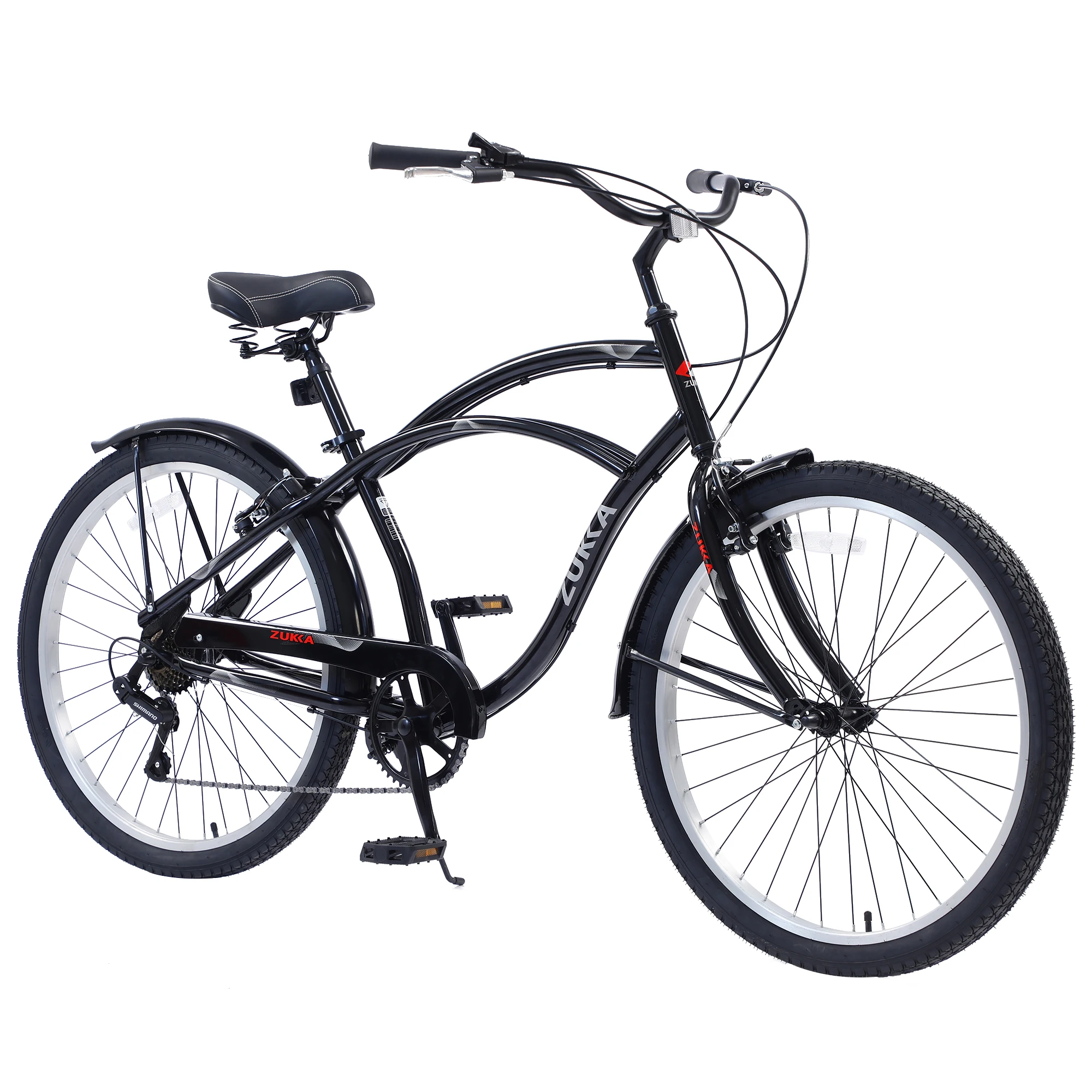 

Дорожный велосипед для мужчин, размер колес 26 дюймов, 7 скоростей, для горных велосипедов, прогулок на пляже