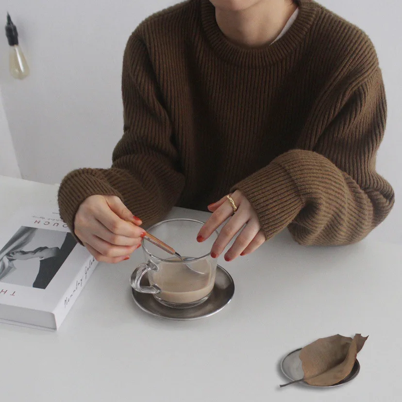 Knitted Sweater Autumn New Pullover O Neck Soft Sweater Korean Winter Solid Color Loose Design Bottoming Tops Women Jumpers
Knitted Sweater Autumn New Pullover O Neck Soft Sweater Korean Winter Solid Color Loose Design Bottoming Tops Women Jumpers